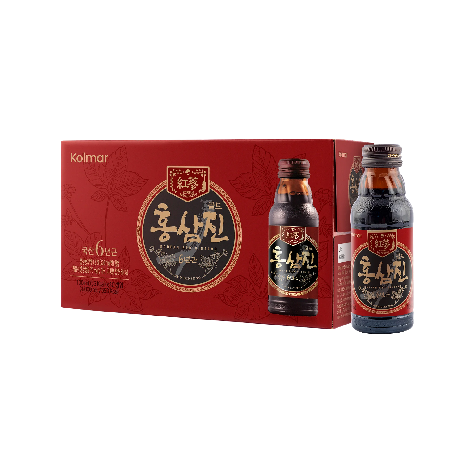 Thực phẩm bảo vệ sức khỏe Nước hồng sâm HONGSAMJIN GOLD