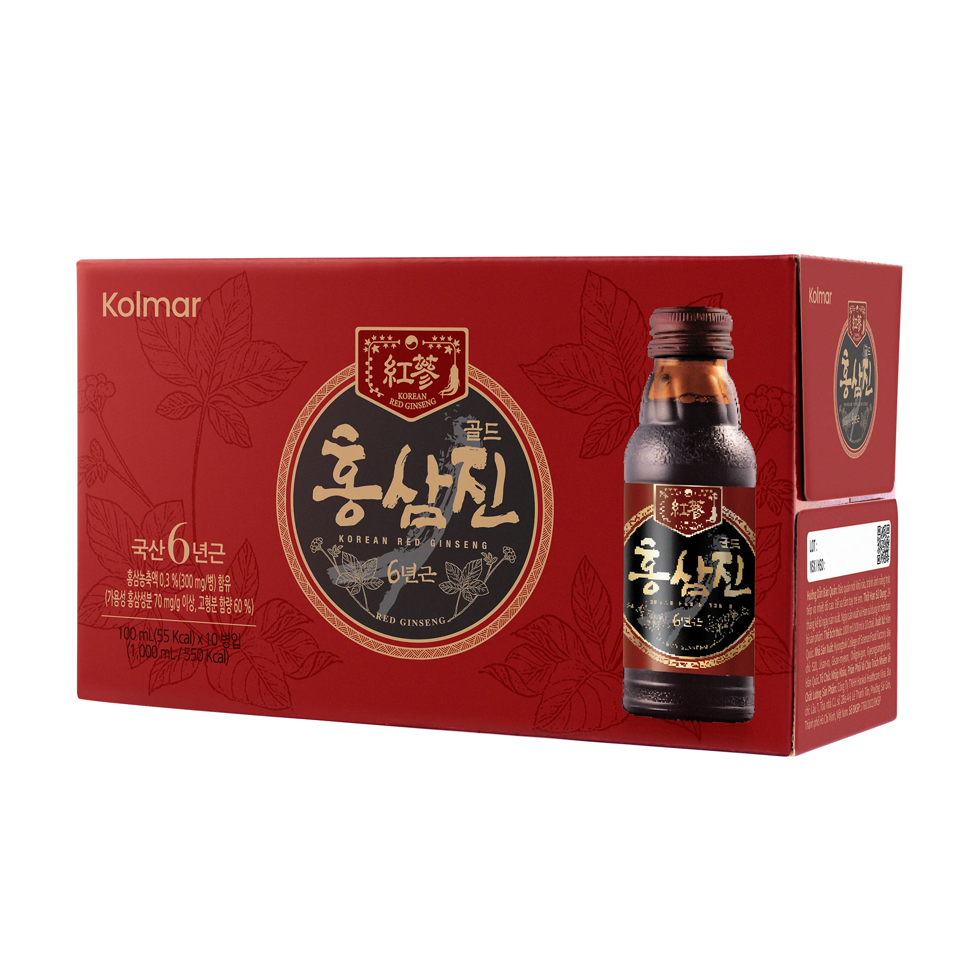 Thực phẩm bảo vệ sức khỏe Nước hồng sâm HONGSAMJIN GOLD