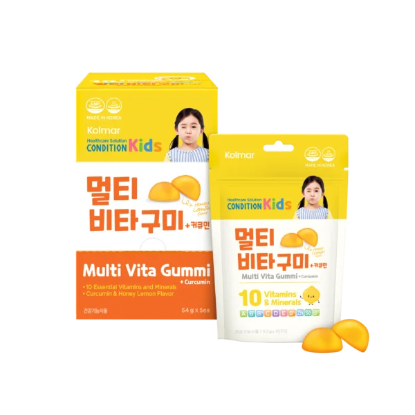 Thực phẩm bảo vệ sức khỏe KẸO DẺO DINH DƯỠNG CONDITION KIDS MULTI VITA GUMMI + CURCUMIN