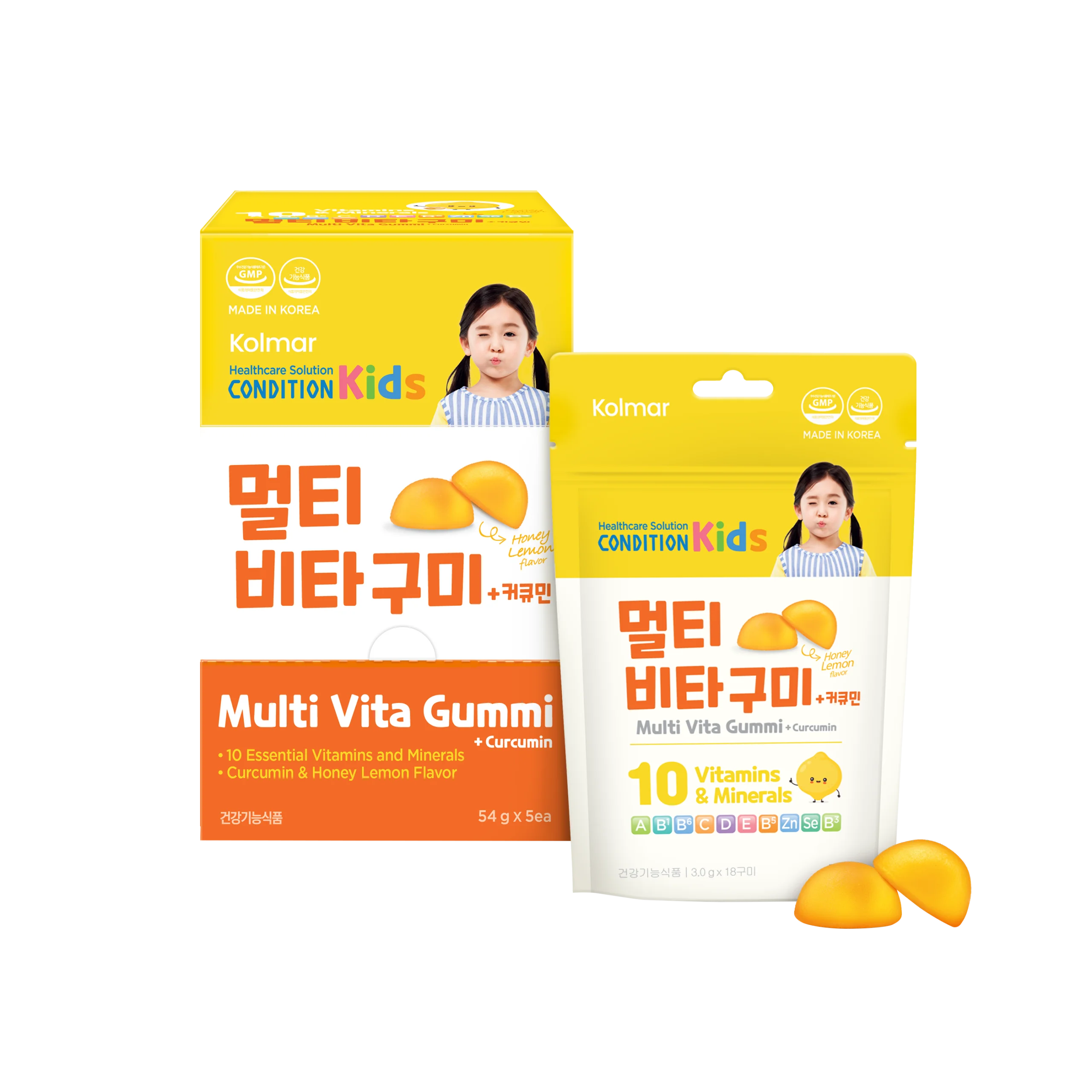 Thực phẩm bảo vệ sức khỏe KẸO DẺO DINH DƯỠNG CONDITION KIDS MULTI VITA GUMMI + CURCUMIN