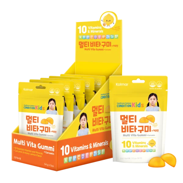 Thực phẩm bảo vệ sức khỏe KẸO DẺO DINH DƯỠNG CONDITION KIDS MULTI VITA GUMMI + CURCUMIN